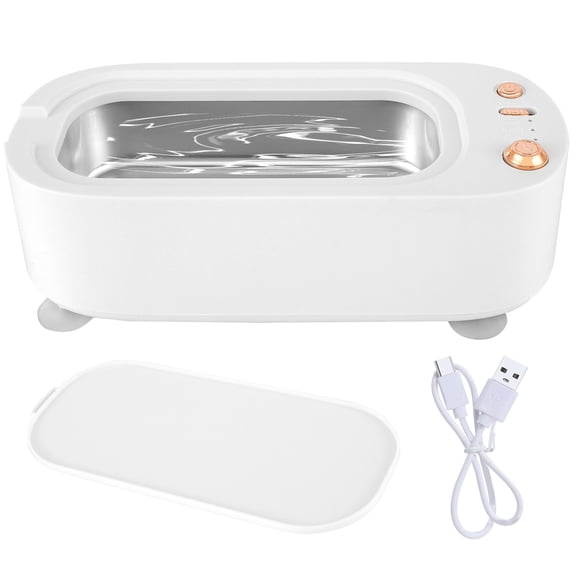 Mul Ultrasonic Cleaner,Professional Ultrasonic Jewelry Cleaner 45Khz 2500mAh Rechargeable Jewelry Cleaner Machine 3 Modes Portable Ultrasonic Cleaner for Jewelry Glasses Watches