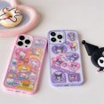 thumbnail image 3 of Funda de teléfono Kawaii Sanrio Hello Kittys Stuff Kuromi para Iphone 14/13/12/11Promax, suave funda de silicona, juguetes de regalo de Anime para niñas, 3 of 4