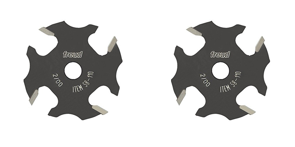 Freud Genuine 3/16" Slot Four Wing Slotting Cutter 2Pack 581102PK