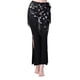 thumbnail image 1 of Pañuelo de cadera para danza del vientre para mujer con flecos y lentejuelas, falda triangular de malla, pañuelo de cadera Negro Colorido, 1 of 9