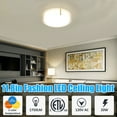 thumbnail image 3 of  MingBright Flush Mount LED Ceiling Light Fixture, 12 inch 20W 1750 Lumens Ceiling Lamp, 3000K/4000K/5000K 3 Color Temperatures, cETL Certified for Kitchen, Hallway, Bedroom, Laundry, 3 of 8