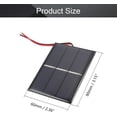 thumbnail image 2 of HUGFEGWE 1.5V 0.65W Polycrystalline Mini Solar Panel Module DIY for Light Toys Charger 60x80mm 1Pcs U2536-18170, 2 of 7