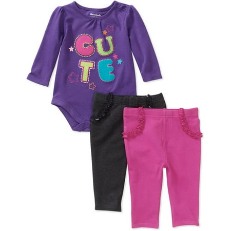 Garanimals - Newborn Girls' 3-piece Cree