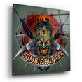 thumbnail image 2 of Epic Art 'Zombie Hunter Logo Template' by Flyland Designs, Acrylic Glass Wall Art, 36"x36", 2 of 8