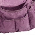thumbnail image 3 of Sofa Armrest Storage Bag 14 Pockets Large Capacity Waterproof Bedside Storage Hanging Organiser for Remote Control Phone Purple, 3 of 5