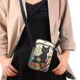 thumbnail image 4 of HELLHERO Penguin Parade Travel Crossbody Purse Polyester Double-layer Women Crossbody Bag for Outdoor Daily Use, 4 of 7