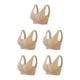 thumbnail image 2 of Sujetador push-up Minnieouse para mujer sin costuras soporte inalámbrico albaricoque L, 2 of 6