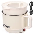 thumbnail image 1 of CUITING Fznkrag Electric Hot Pot 1.9 Qt Ramen Cooker Portable Multi-Functional Lazy Pot for Cooking Pasta Egg Soup 450 W Electric Non-Stick Cooker with Over-Heating Protection for Dorm Of, 1 of 11