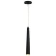 thumbnail image 4 of Nuvo Lighting Melrose 12 Watt 16" LED Pendant Matte Black and Brushed Brass Finish, 4 of 5