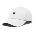thumbnail image 5 of Dalix Lil Butterfly Embroidered Cotton Cap Outdoor Dad Hat Womens in White, 5 of 5