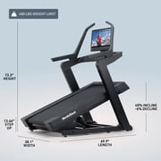 NordicTrack X24 Treadmill: 24 HD Touchscreen, 40% Incline,6% Decline, 12 MPH, ActivePulse™ Heart Rate, SmartAdjust™, AutoBreeze™ Fan & iFIT Membership for Interactive Workouts & Streaming