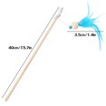 thumbnail image 3 of Kitten Feather Wand Interactive Beaded Funny Cat Bell Wand Kitten Teaser Toy, 3 of 10