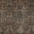 thumbnail image 5 of HomeRoots 603314 8 x 10 ft. Brown, Tan & Charcoal Damask Washable Indoor & Outdoor Rectangle Area Rug, 5 of 5