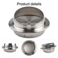 thumbnail image 2 of Stainless Steel Wall Ceiling Exhaust Duct Cover Vent Cap Waterproof Outlet Valve, 2 of 9