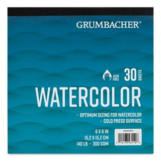 Art-n-Fly Watercolor Paper Pad 9x12 2 Pack - Cold Press Water Color Sketchbook Pad 30 Sheets 140 lb for Art Painting, Drawing, Wet & Mixed Media - W