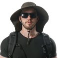 thumbnail image 6 of Bobasndm Mens Wide Brim Sun Hat with Neck Flap Fishing Safari Cap for Hiking Camping Gardening Field Work, 6 of 9