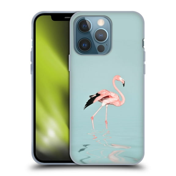 Head Case Designs Officially Licensed LebensArt Beings Flamingo Soft Gel Case Compatible with Apple iPhone 13 Pro