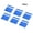 Blue, variant on 6PCS Reflective Wheel Rim Decals for 18\\\"-21\\\" Car Rims - Waterproof Stickers