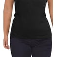 thumbnail image 3 of DKNY Womens Boatneck Cap Sleeve Blouse, 3 of 6