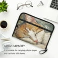 thumbnail image 6 of WOBOGO The Sleeping Orange Cat Expanding File Folder Letter Size Accordion Filing Organizer 13 Pocket Separate Organ Pocket, 6 of 7