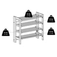 thumbnail image 5 of Winsome Clifford 4-Tiers Transitional Solid Wood Shoe Rack in Natural, 5 of 7