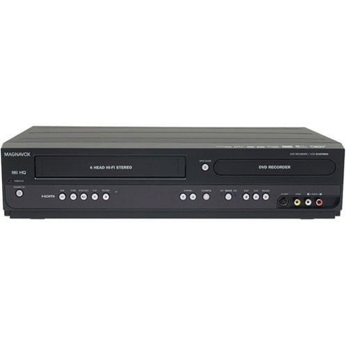 Pre-Owned Magnavox ZV457MG9 Dual Deck DVD VCR Combo Recorder - w/ Original Remote, Manual, and A/V Cables (Good)
