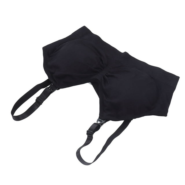 Hands Free Adjustable Soft Breathable Pumping for Puerpera Black
