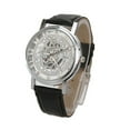 thumbnail image 1 of Reloj de pulsera deportivo militar de cuarzo de acero inoxidable para hombre con esfera de cuero, 1 of 2