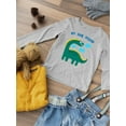 thumbnail image 3 of Cool Dinosaur Friend Long Sleeve Toddler -Image by Shutterstock,  5 Toddler, 3 of 4