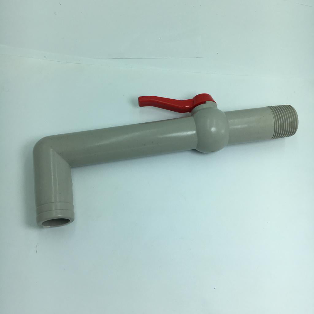 DN25 32mm Threaded Joint Valve Spigot Faucet Tap for Ton IBC Barrel 90° #1 