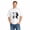 White-88, variant on Women's Cotton T-Shirt, Fairy Triangle Dance Art Graphic Crew Neck Short Sleeve Tee for Festival Wear