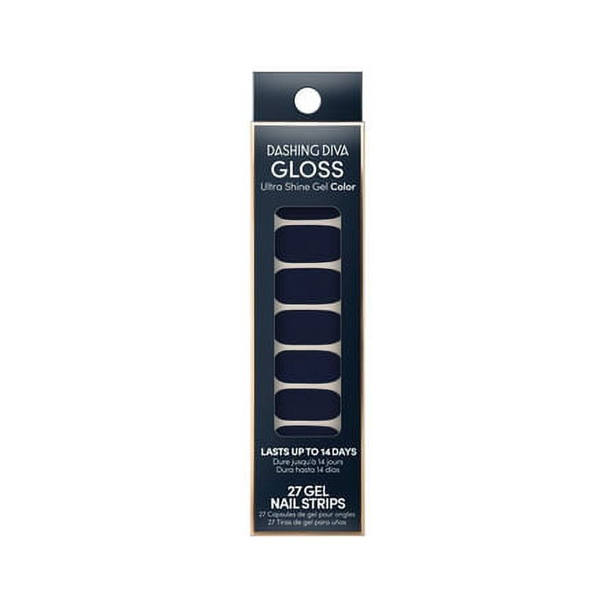 Dashing Diva GLOSS Ultra Shine Gel Color, Midnight Blue