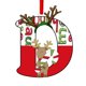 thumbnail image 1 of English Letter Hanging Decoration Acrylic Flat Christmas Tree Home Decoration Party Decoration Gift, 1 of 8