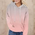 thumbnail image 2 of WILLBEST Sudadera de Mujer, Estilo Casual, con Cordones, Estampado Degradado, Manga Larga, Corte Holgado y Bolsillos X-Grande, 2 of 5