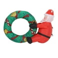 thumbnail image 4 of Adorno navideño inflable con luces LED integradas, enchufe estadounidense, decoración navideña festiva y fácil de instalar. Adorno navideño de Papá No, 4 of 9