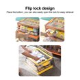 thumbnail image 4 of Almacenamiento De Libros Plegable, Cesta Plegable, Contenedor De Almacenamiento Apilable Con Ruedas, Organizador De Libros Methold HA044175-02, 4 of 6