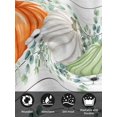 thumbnail image 7 of Fall Cloth Napkins Set of 6 Reusable Dinner Napkins, Orange Green Pumpkin Thanksgiving Eucalyptus Wood Cocktail Napkin Washable Table Napkins for Wedding/Holiday Party/Baby Shower 20"x20", 7 of 7