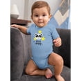 thumbnail image 2 of Hello Baby Panda Bodysuit Infant -Image by Shutterstock,  12 Months, 2 of 4