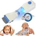 thumbnail image 1 of Electric Vacuum Head Lice Nit Comb Brush Pet Dog Flea Filter Remover Treatment, 1 of 5