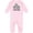 AD-Pink, variant on Inktastic Soccer My Daddy is the Coach Baby Romper Coveralls