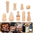 thumbnail image 2 of Juguetes de madera, manualidades, marionetas para el Día de San Valentín, juegos de pintura diy hechos a mano para decoración del hogar, 2 of 7