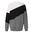 thumbnail image 5 of MeetoTime Sweat-Shirt pour Femmes Mode Automne Manches Longues Col Rond Ample avec Poche, 5 of 5