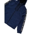 thumbnail image 3 of Reebok Tape Sleeve Zip Hoodie - royal heather, l (Big Boys), 3 of 3