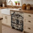 thumbnail image 2 of Western Cowboy Cabinet Curtains for Kitchen 35"W x 35"L, Vintage Desert Cactus Horse Hills Brown Wood Grain Laundry Sink Cabinets Magic Tape Short Curtain Privacy Panel for Bathroom Vanity Cabinets, 2 of 9