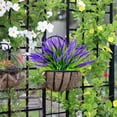 thumbnail image 4 of 12 Bundles Artificial Plants Flowers Outdoors Colorful Wildflowers Faux Flowers UV Resistant Fake Boxwood Silk Flowers Bushes Shrubs Spring Summer Front Porch Patio Yard Outside Decoration, 4 of 5