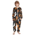 thumbnail image 2 of Vzayyk 4T-14Y Size Aviliable Cozy One-Piece Footless Sleeper Pajama Ghostly Faces, 2 of 8