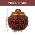 thumbnail image 3 of Miangastore Aromatherapy Box Diffuser Pendant Verawood Carved Sachet Box Multi Synthetic Material 1Pcs, 3 of 8