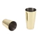 thumbnail image 4 of Coctelera de acero inoxidable 304, mezclador de coctelería de 2 secciones, coctelera de copa de vino chapada en oro con taza inferior, 4 of 10
