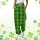 thumbnail image 2 of Pantalones senderismo Gibobby Pantalones de chándal casuales de moda para Mujer Estampado del día de San Patricio Verdinegro XL, 2 of 4