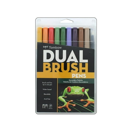 Tombow 10ct Dual Brush Pen Art Markers - Secondary